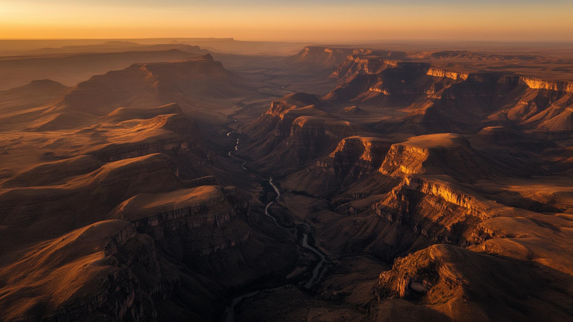 The Great Rift Valley at golden hour